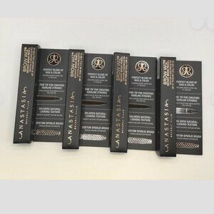 4x Anastasia Beverly Hills BROW WIZ Skinny Eye Brow Pencil Medium Brown .001 oz